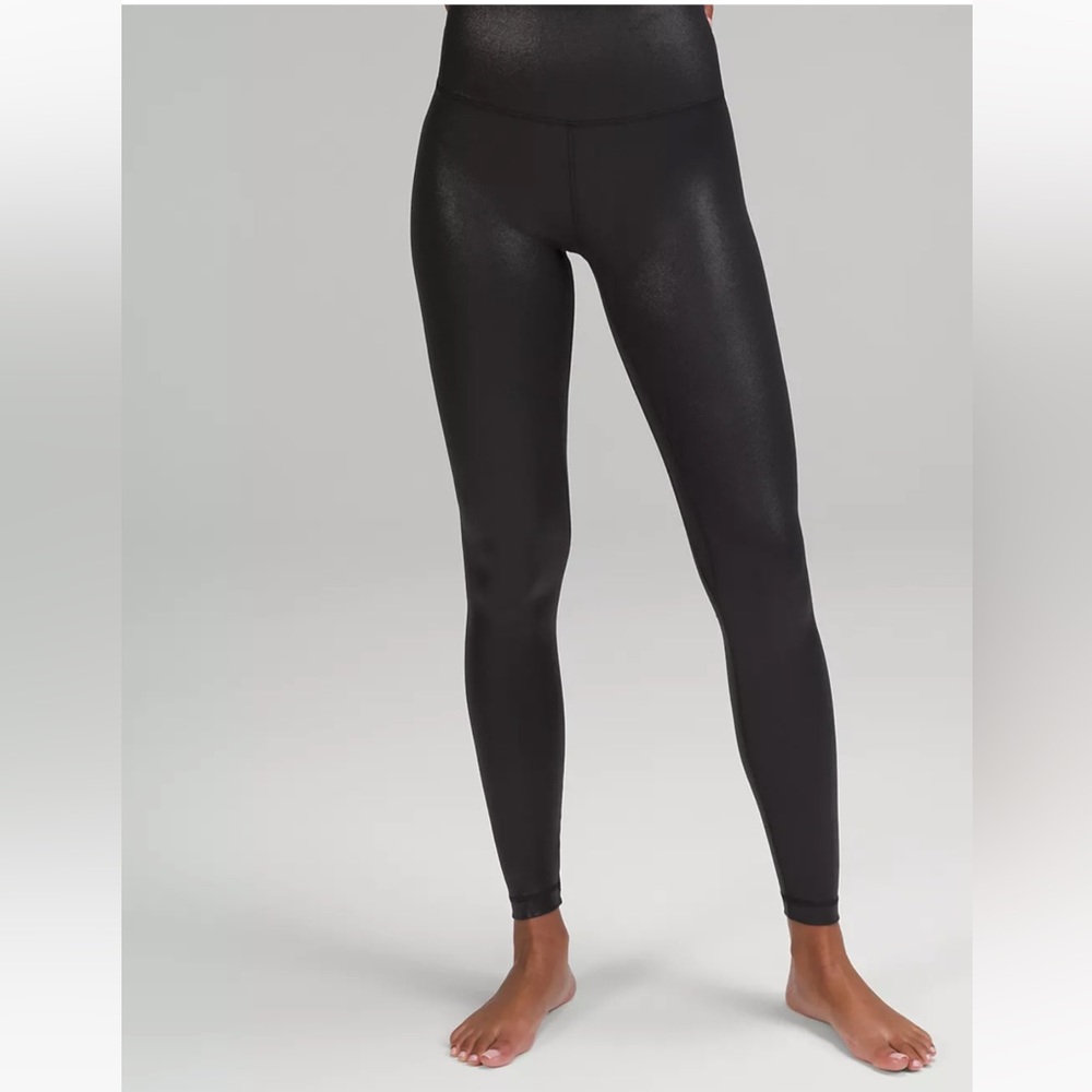 Lululemon size 4 faux leather leggings